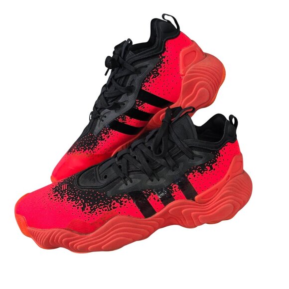 Mens Adidas Trae Young 3 "Solar Red" Basketball Shoe Athletic Sneakers Size 12.5 - Picture 1 of 8